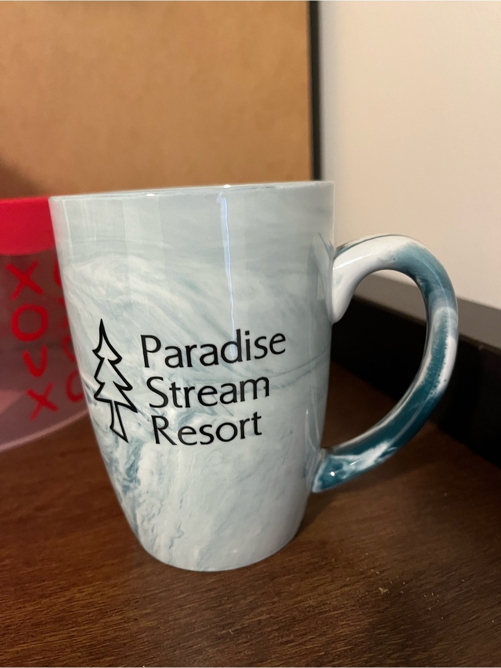 Blue Marble Ceramic Mug paradise stream resort